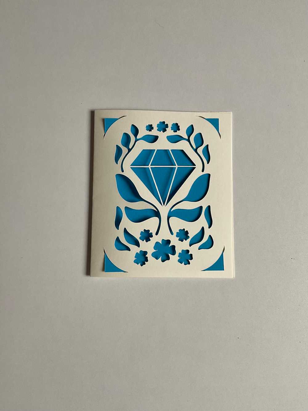 Biglietto con il diamante